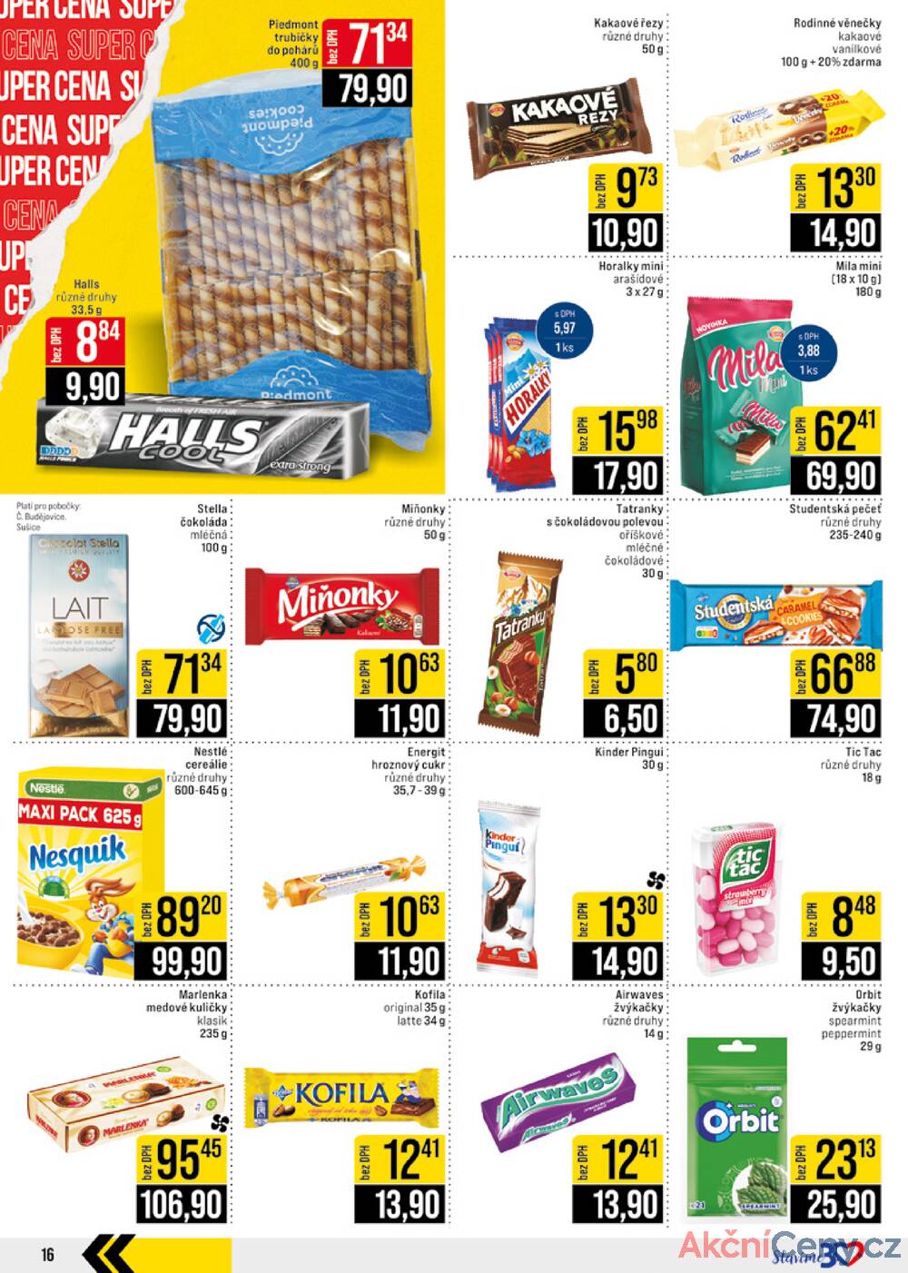 Leták JIP - JIP Cash & Carry České Budějovice, Most, Náchod, Polička, Sušice a Svoboda nad Úpou od 7.5. do 13.5.2025 - strana 16