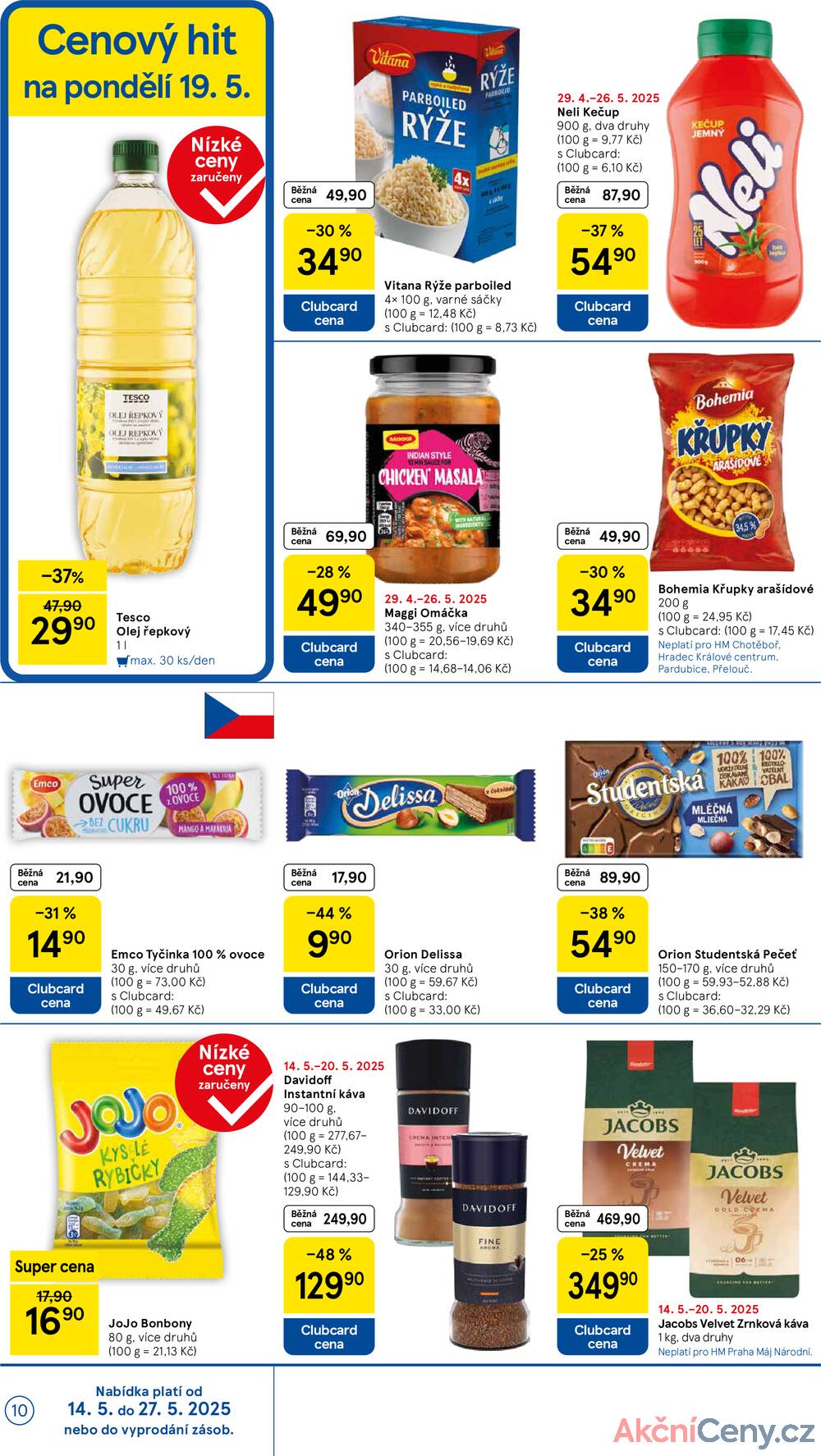 Leták Tesco - Tesco malé hypermarkety od 14.5. do 20.5.2025 - strana 10 Leták Tesco - Tesco malé hypermarkety od 14.5. do 20.5.2025 - strana 10