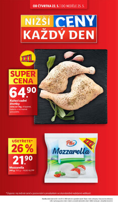 Lidl Čtvrtek od 22.5. do 25.5.2025