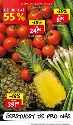 Lidl Čtvrtek od 22.5. do 25.5.2025