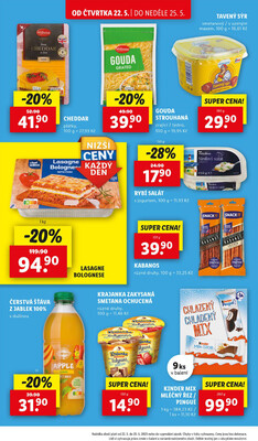 Lidl Čtvrtek od 22.5. do 25.5.2025
