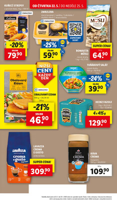 Lidl Čtvrtek od 22.5. do 25.5.2025