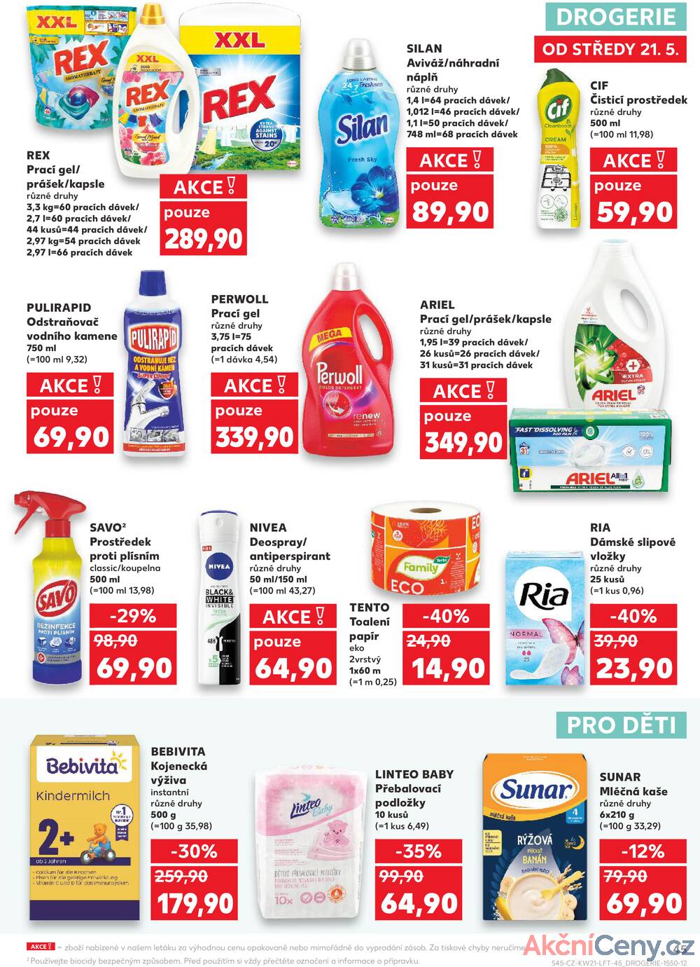 Leták Kaufland - Kaufland 21.5. - 27.5. - Kaufland - Louny - strana 45