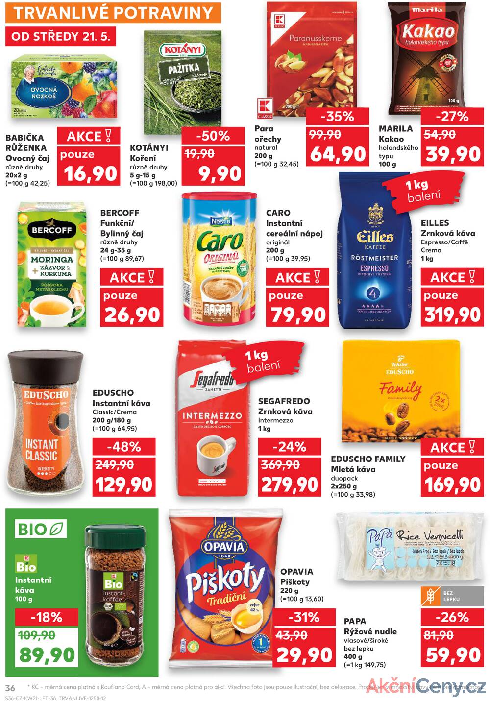 Leták Kaufland - Kaufland 21.5. - 27.5. - Kaufland - Třeboň - strana 36