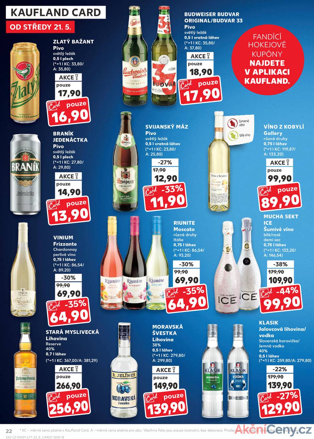 Leták Kaufland - Kaufland 21.5. - 27.5. - Kaufland - Strakonice - strana 22