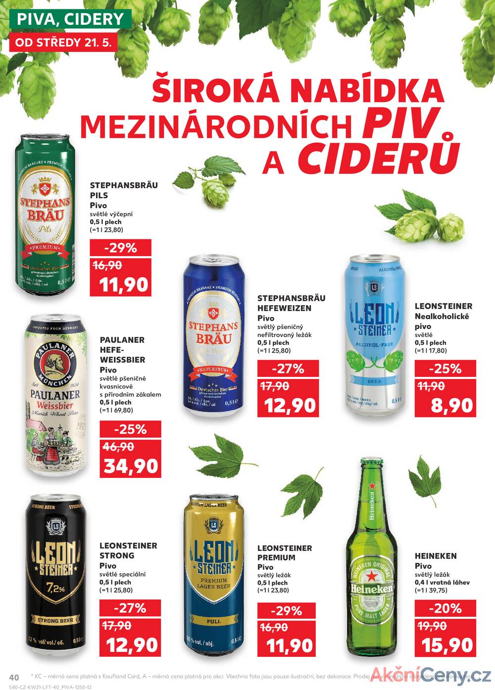Leták Kaufland - Kaufland 21.5. - 27.5. - Kaufland - Ústí nad Labem (Okružní) - strana 40