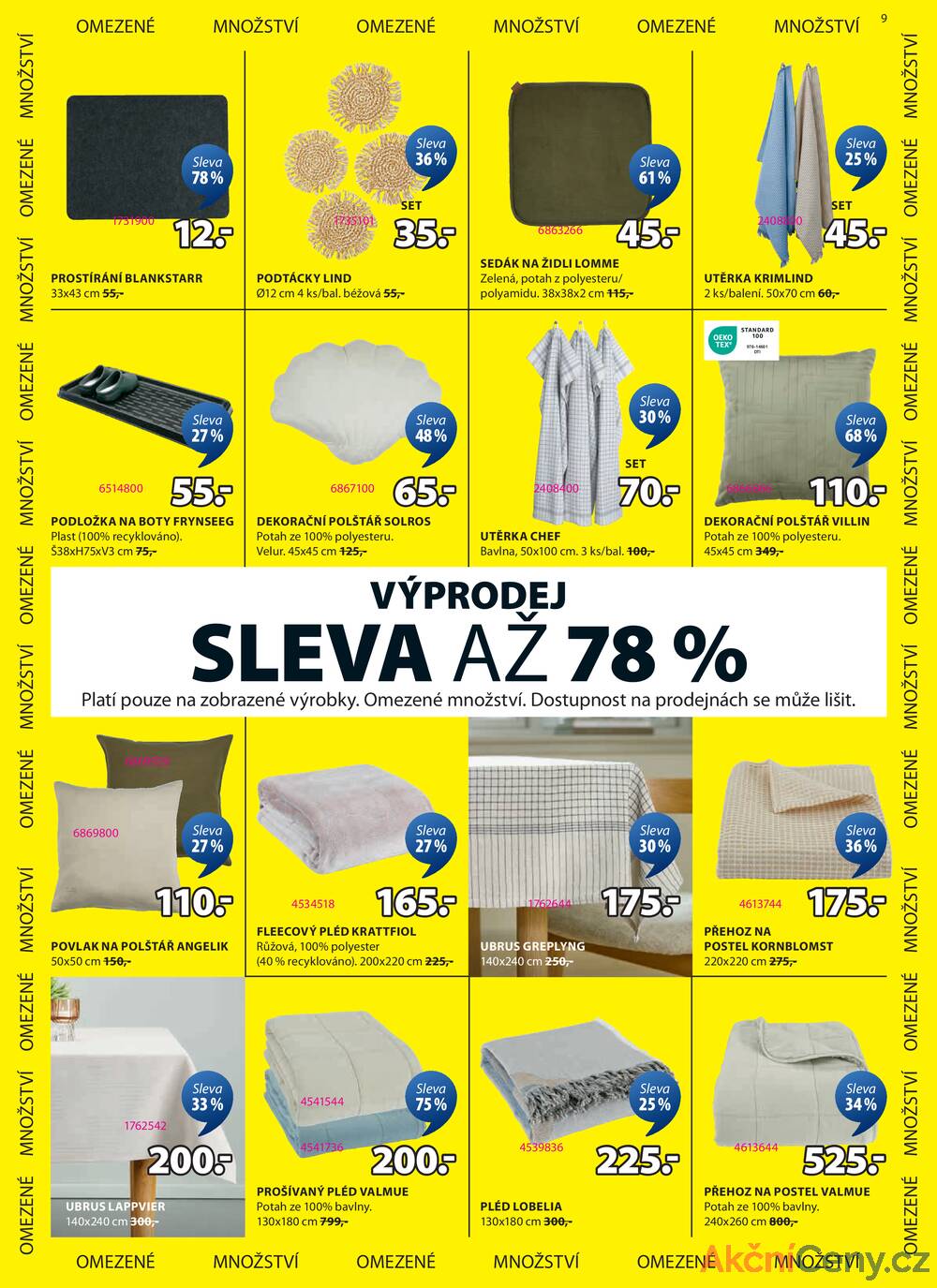 Leták Jysk - Jysk od 28.5. do 1.7.2025 - strana 9 Leták Jysk - Jysk od 28.5. do 1.7.2025 - strana 9