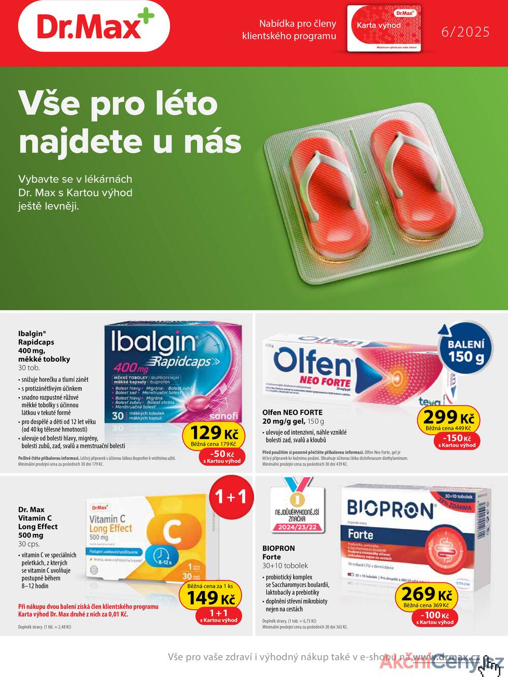 Leták Dr.Max - Dr.Max od 1.6. do 30.6.2025 - strana 1