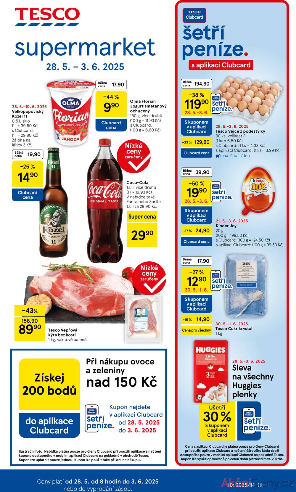 Leták Tesco - Tesco supermarkety od 28.5. do 3.6.2025 - strana 1 Leták Tesco - Tesco supermarkety od 28.5. do 3.6.2025 - strana 1