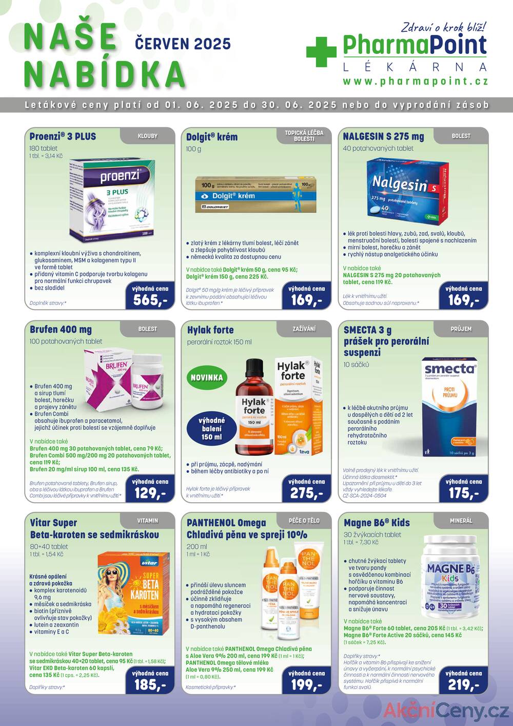 Leták PharmaPoint  - Pharma Point typ A od 1.6. do 30.6.2025 - strana 1