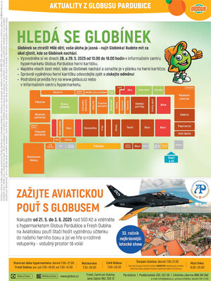 Akční leták Globus 28.5. - 3.6.2025 - Globus Pardubice