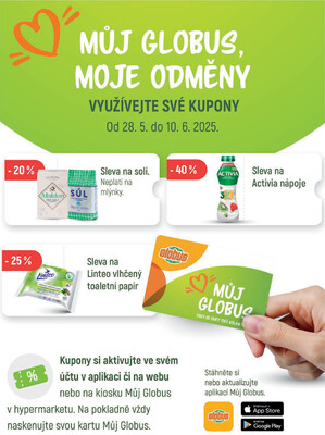 Akční leták Globus 28.5. - 3.6.2025 - Globus Pardubice