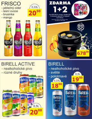 BENE Nápoje od 1.6. do 30.6.2025