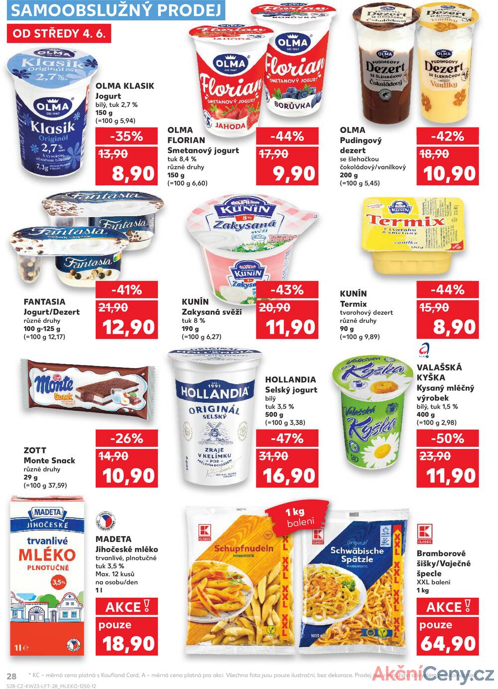Leták Kaufland - Kaufland 4.6. - 10.6. - Kaufland Praha-Barrandov - strana 28