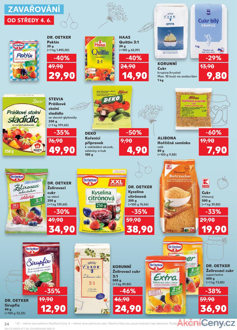 Leták Kaufland - Kaufland 4.6. - 10.6. - Kaufland - Plzeň (Sukova) - strana 24