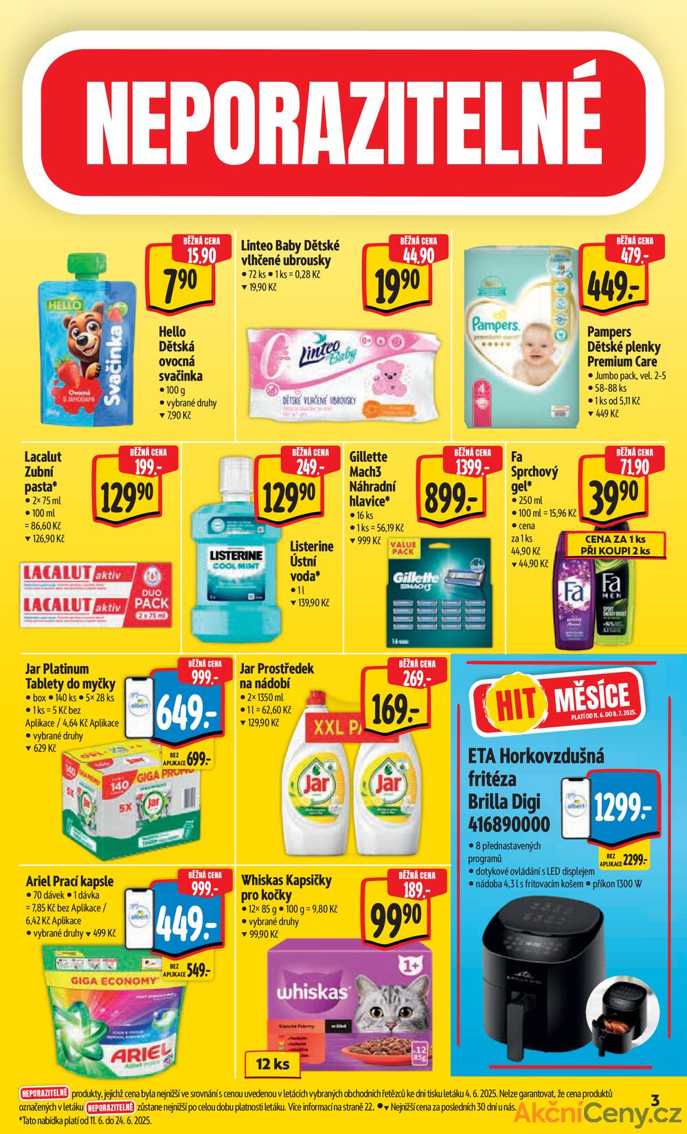 Leták Albert - Albert Hypermarket od 11.6. do 17.6.2025 - strana 3 Leták Albert - Albert Hypermarket od 11.6. do 17.6.2025 - strana 3