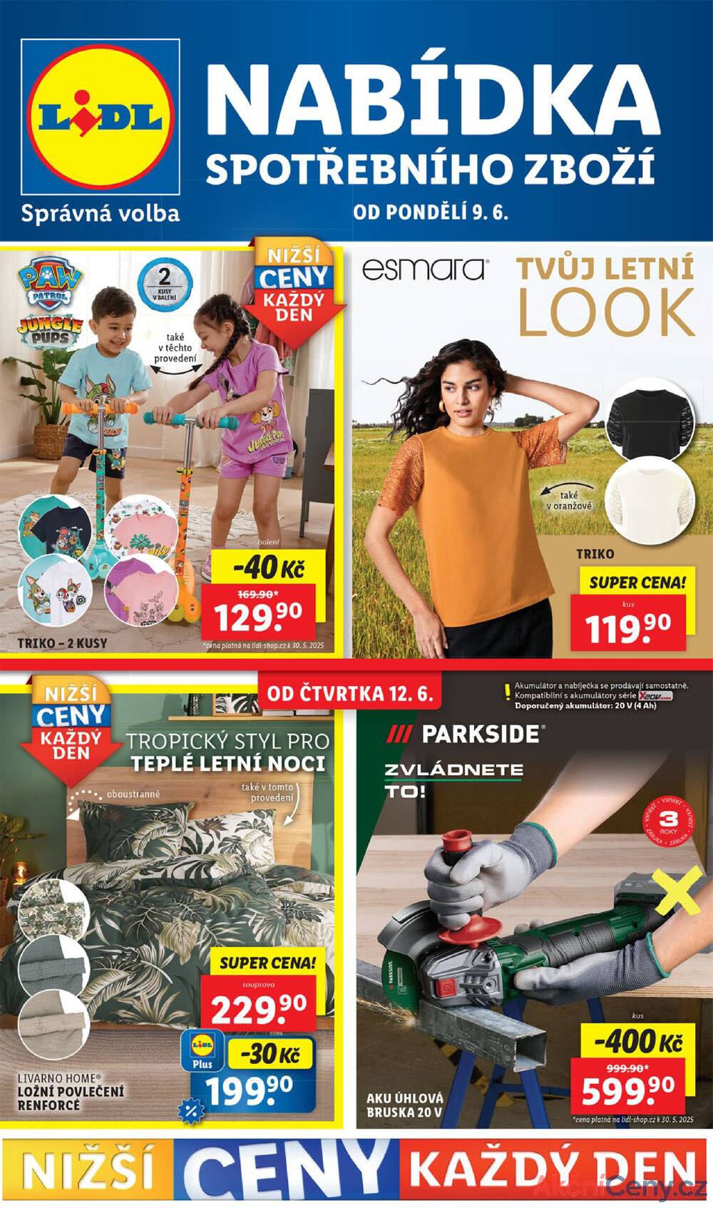 Leták Lidl - Lidl Spotřební zboží 9.6. - 15.6. - strana 1