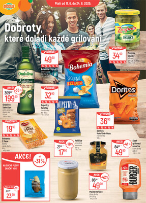 Akční leták Globus 11.6. - 24.6.2025 - Globus Jenišov u Karlových Varů