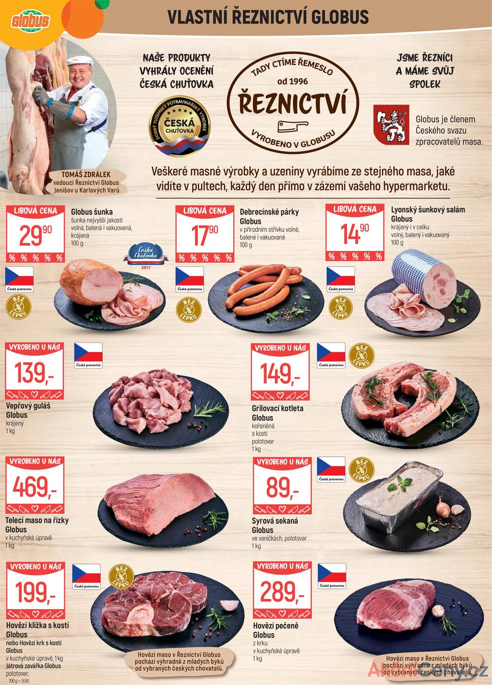 Leták Globus - Akční leták Globus 11.6. - 17.6.2025 - Globus Jenišov u Karlových Varů - strana 7