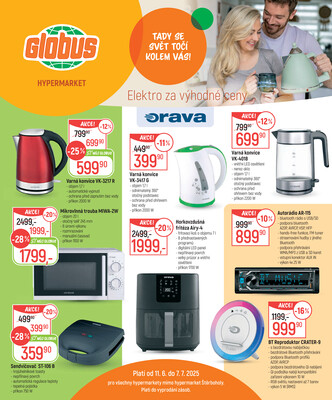 Leták Akční leták Globus 11.6. - 7.7.2025 - Globus Opava
