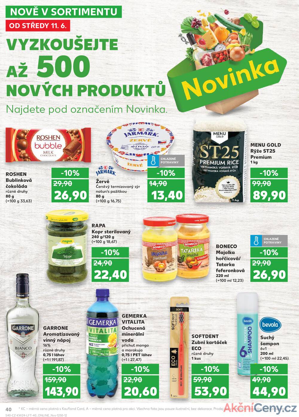 Leták Kaufland - Kaufland 11.6. - 17.6. - Kaufland - Louny - strana 40