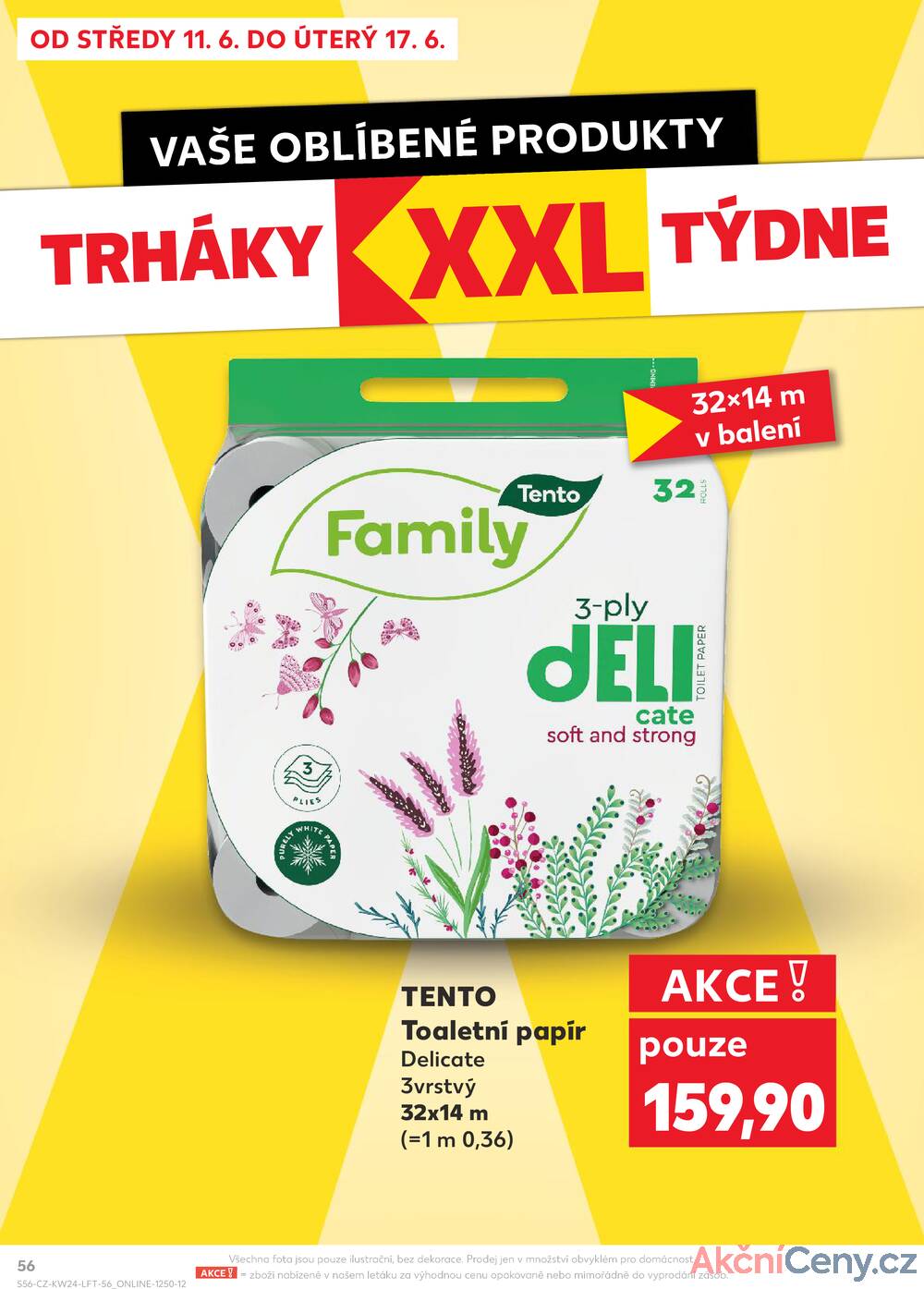 Leták Kaufland - Kaufland 11.6. - 17.6. - Kaufland - Lovosice (Siřejovická) - strana 56
