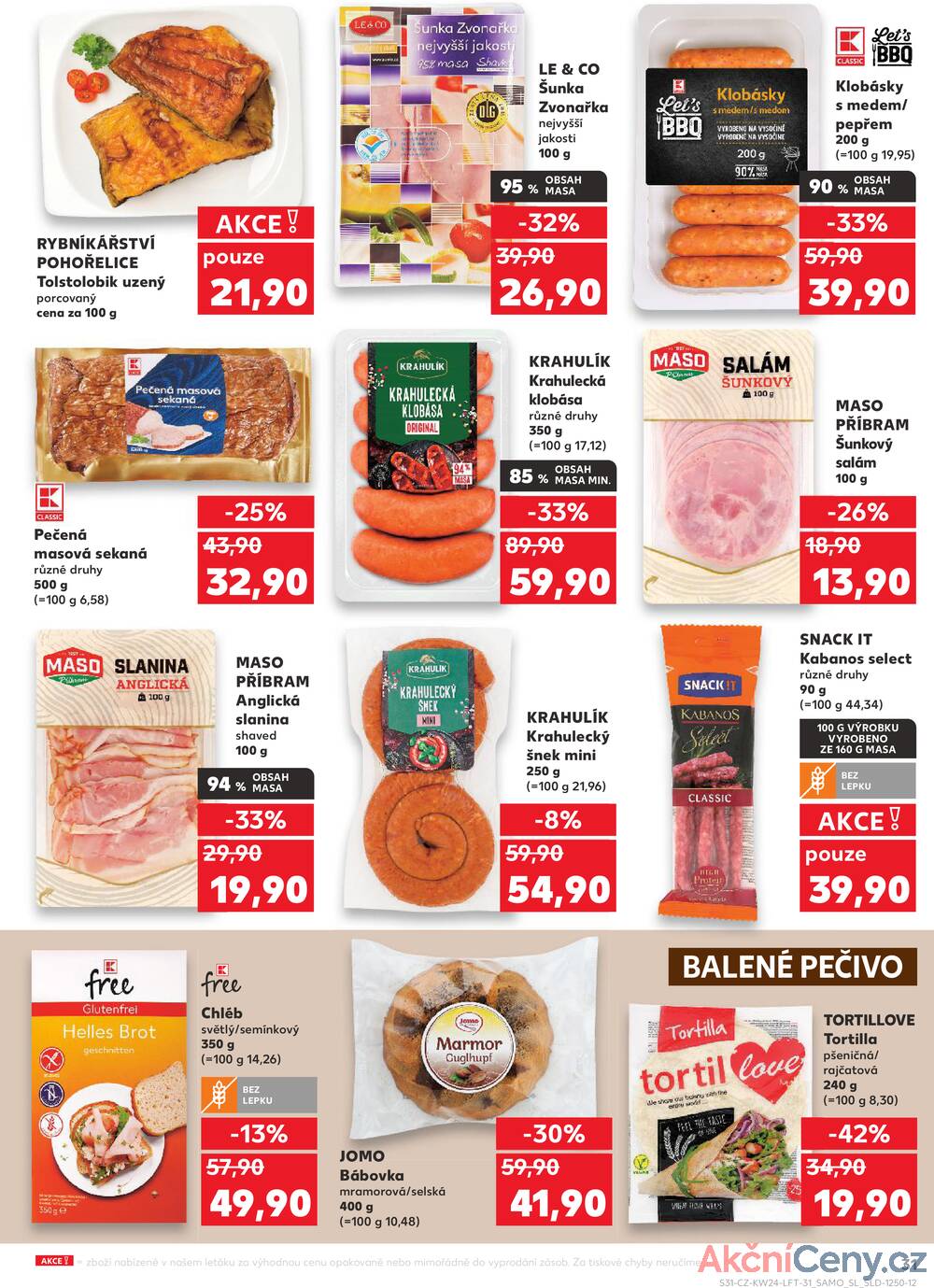 Leták Kaufland - Kaufland 11.6. - 17.6. - Kaufland - Brno - Bohunice - strana 31