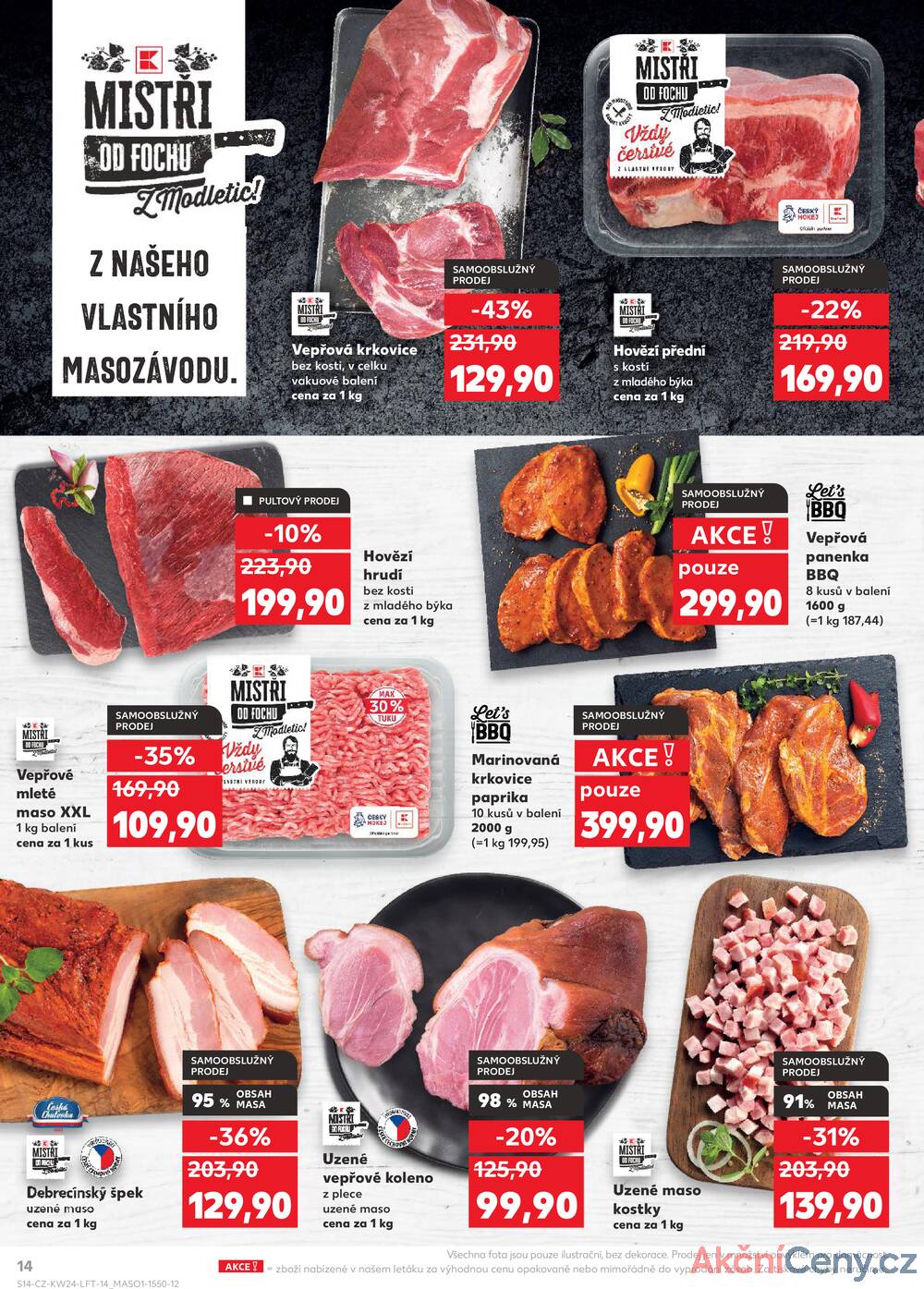 Leták Kaufland - Kaufland 11.6. - 17.6. - Kaufland - Praha - Horní Měcholupy - strana 14