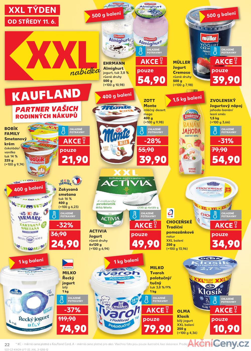 Leták Kaufland - Kaufland 11.6. - 17.6. - Kaufland - Praha 6 (Podbaba) - strana 22