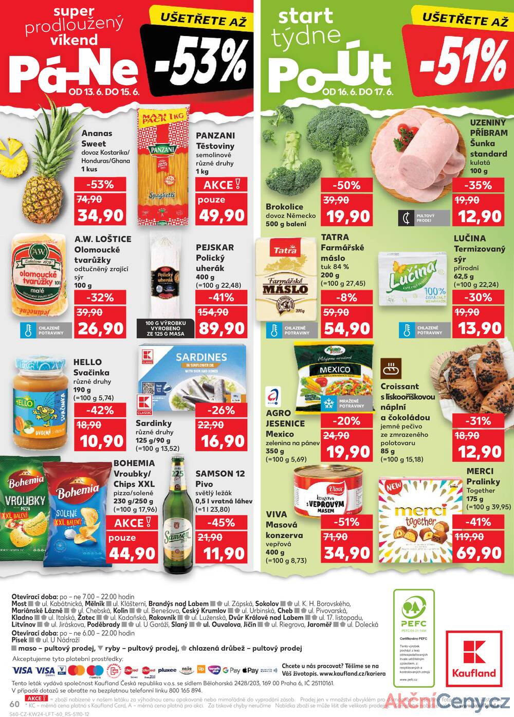 Leták Kaufland - Kaufland 11.6. - 17.6. - Kaufland - Jaroměř - strana 60