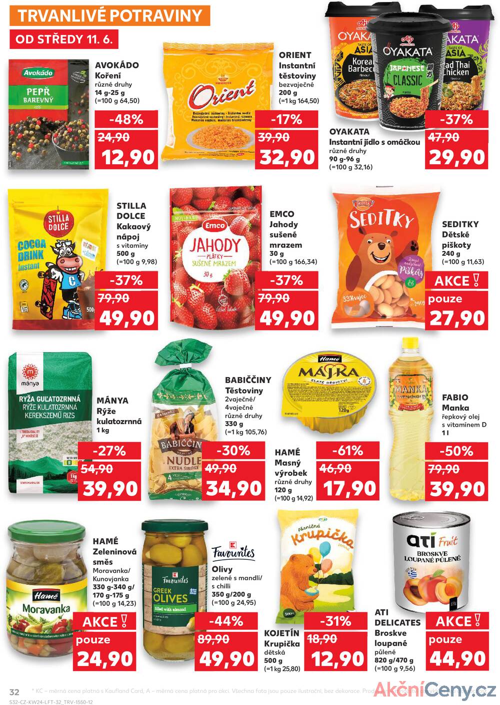 Leták Kaufland - Kaufland 11.6. - 17.6. - Kaufland - Praha 8 (Libeň) - strana 32