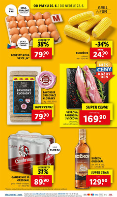 Lidl Čtvrtek od 19.6. do 22.6.2025