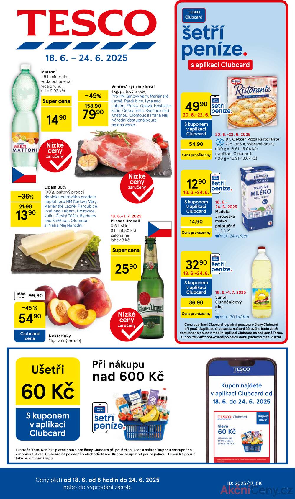 Leták Tesco - Tesco malé hypermarkety od 18.6. do 24.6.2025 - strana 1 Leták Tesco - Tesco malé hypermarkety od 18.6. do 24.6.2025 - strana 1