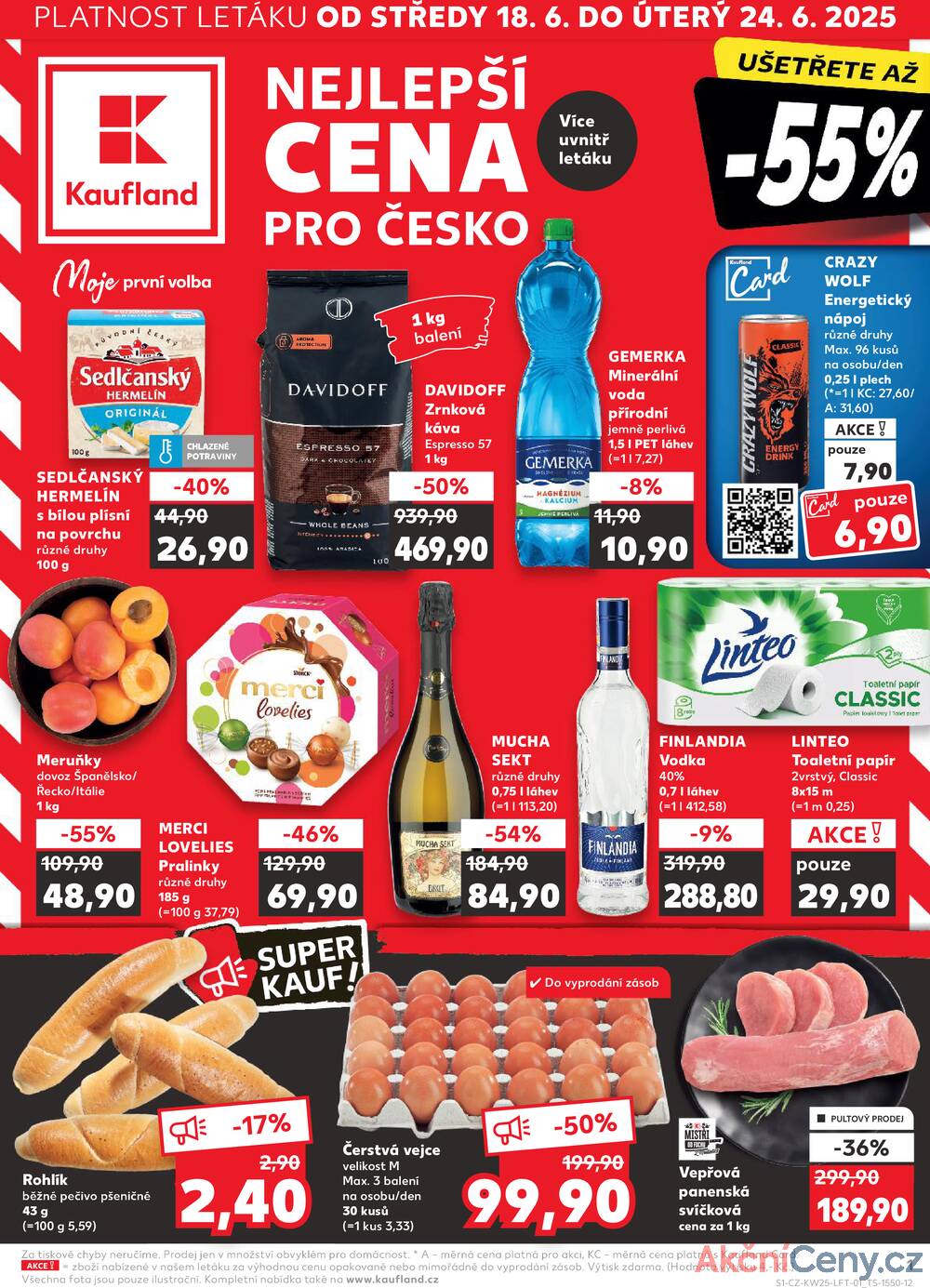Leták Kaufland - Kaufland 18.6. - 24.6. - Kaufland - Rokycany - strana 1