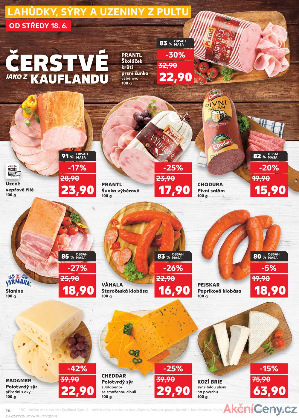 Leták Kaufland - Kaufland 18.6. - 24.6. - Kaufland - Strakonice - strana 16