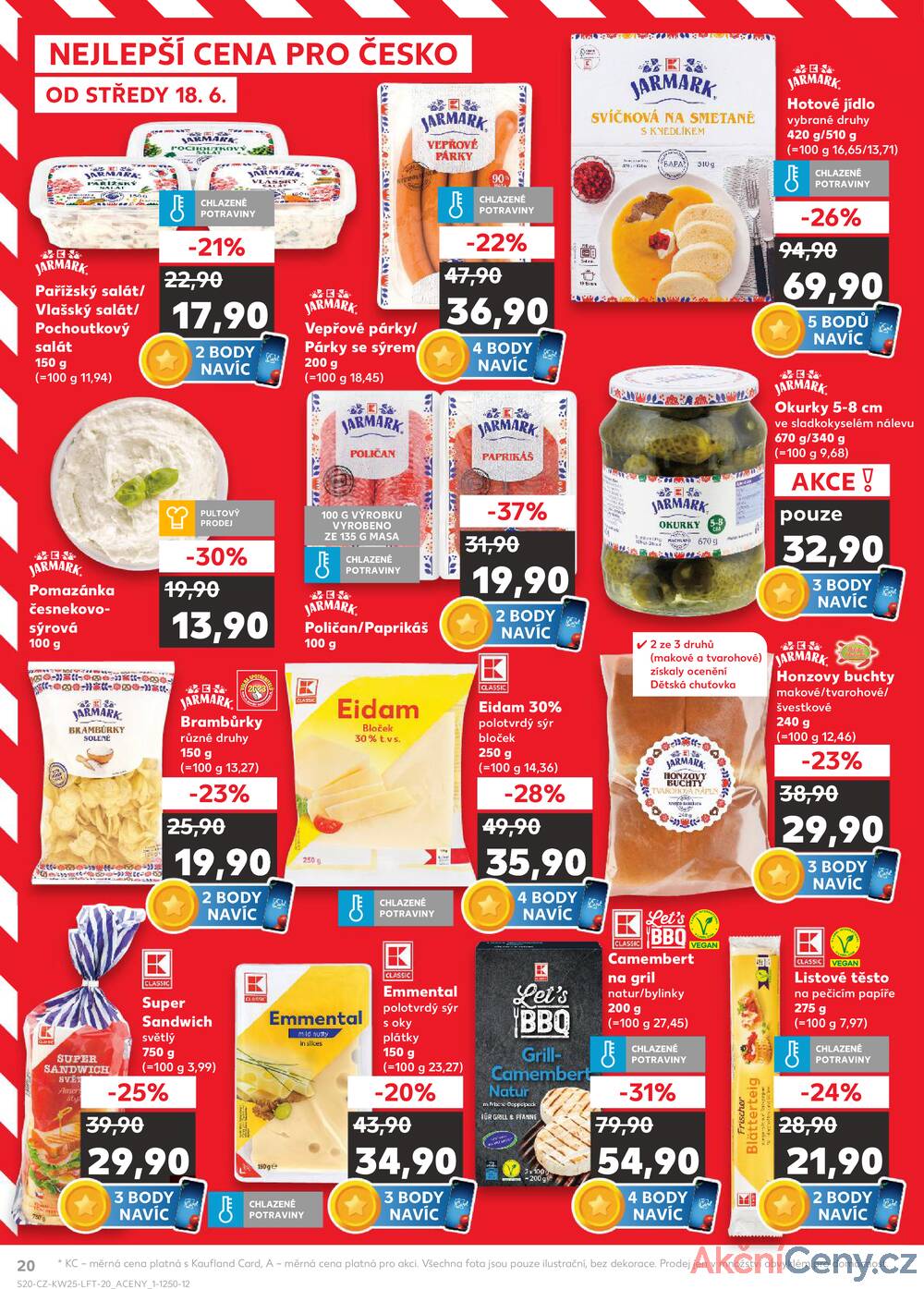 Leták Kaufland - Kaufland 18.6. - 24.6. - Kaufland - Teplice (Čs. Dobrovolců) - strana 20