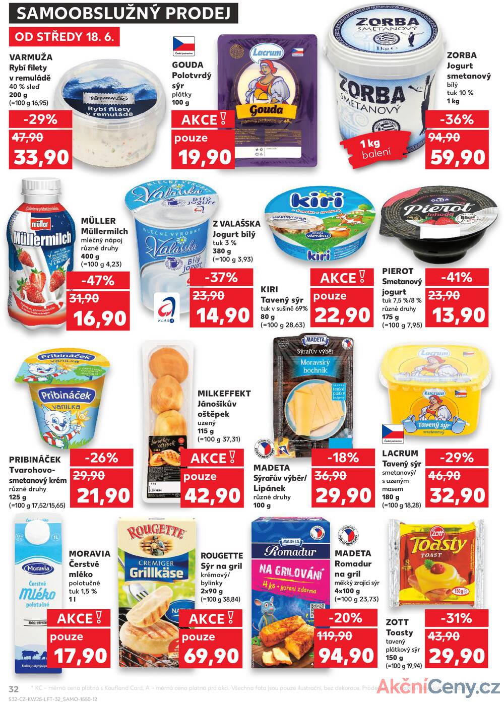 Leták Kaufland - Kaufland 18.6. - 24.6. - Kaufland - Teplice (Čs. Dobrovolců) - strana 32