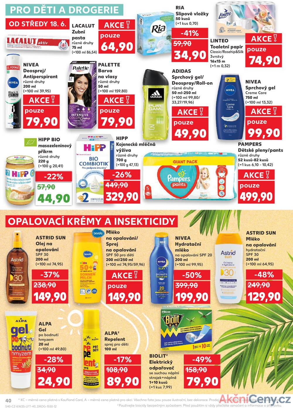 Leták Kaufland - Kaufland 18.6. - 24.6. - Kaufland - Tábor - strana 40