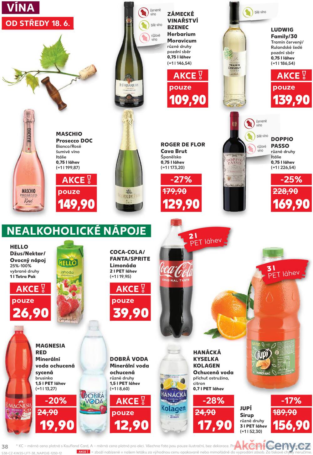 Leták Kaufland - Kaufland 18.6. - 24.6. - Kaufland - Trutnov - strana 38