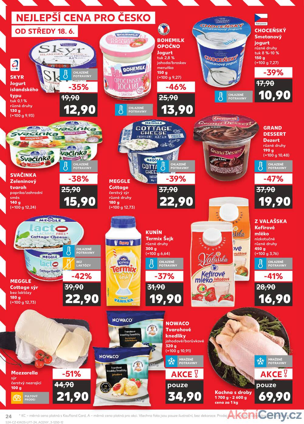 Leták Kaufland - Kaufland 18.6. - 24.6. - Kaufland - Lovosice (Siřejovická) - strana 24
