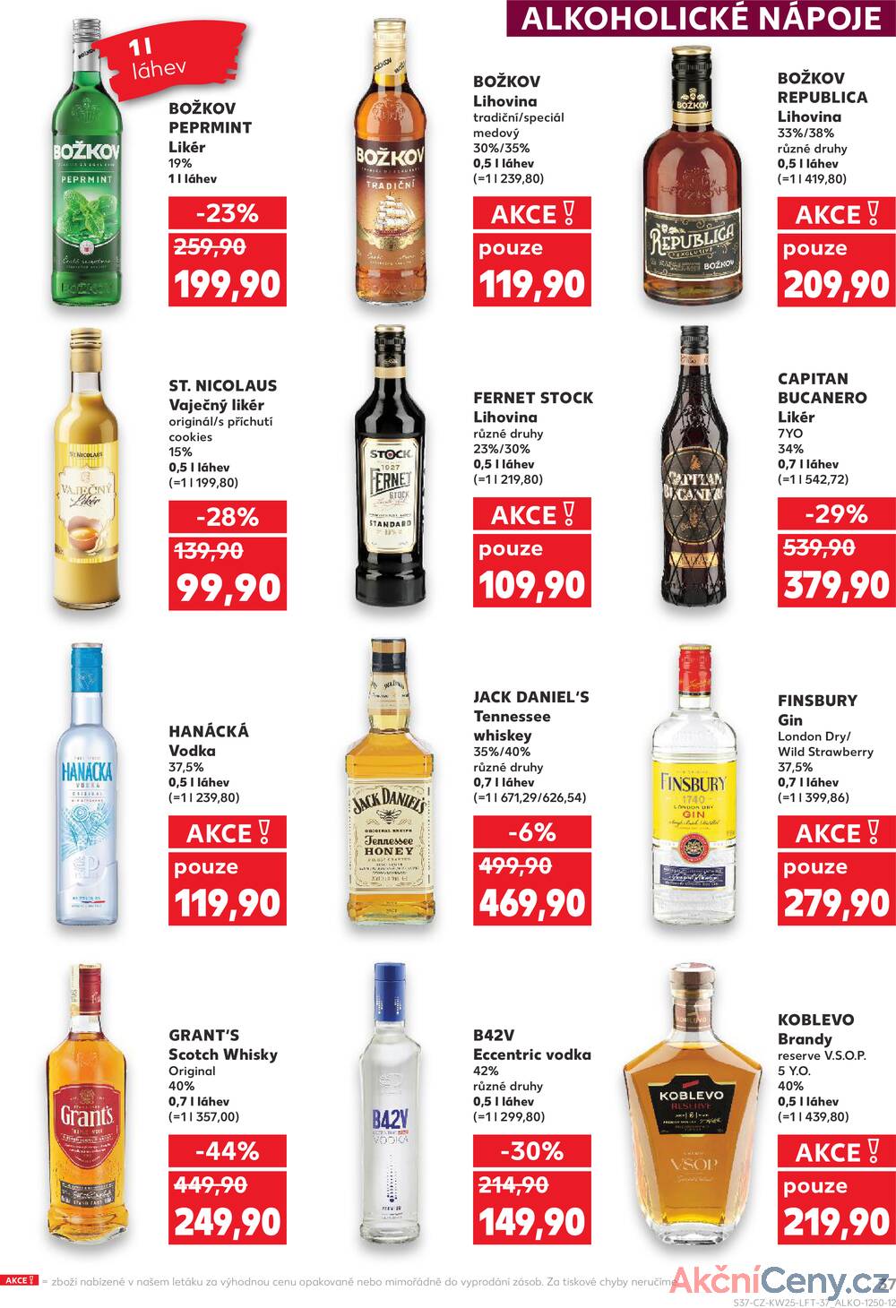 Leták Kaufland - Kaufland 18.6. - 24.6. - Kaufland - Lovosice (Siřejovická) - strana 37