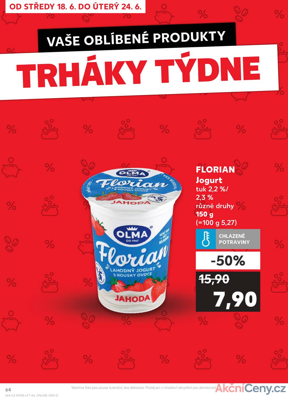 Leták Kaufland - Kaufland 18.6. - 24.6. - Kaufland - Lovosice (Siřejovická) - strana 64