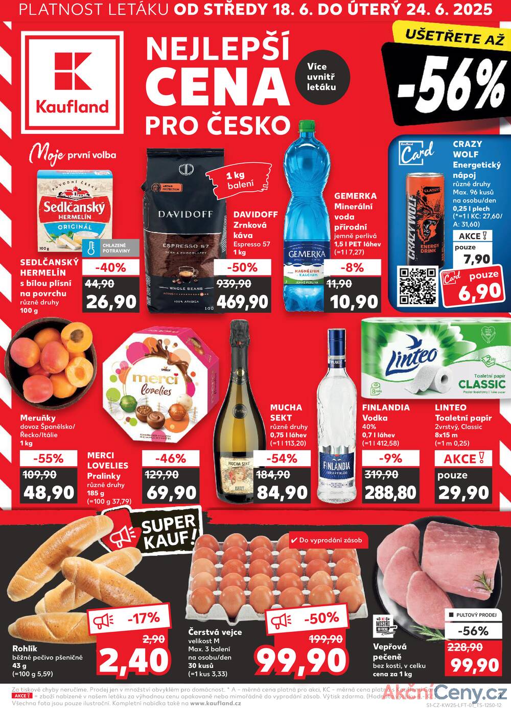 Leták Kaufland - Kaufland 18.6. - 24.6. - Kaufland - Česká Lípa - strana 1
