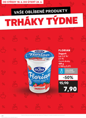 Kaufland 18.6. - 24.6. - Kaufland - Praha 6 (Podbaba)