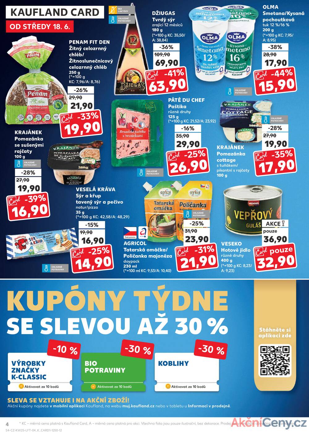 Leták Kaufland - Kaufland 18.6. - 24.6. - Kaufland Praha-Barrandov - strana 4