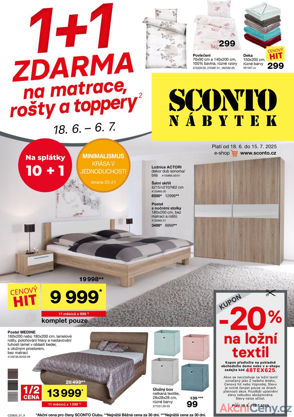 Leták SCONTO Nábytek - Sconto nábytek od 18.6. do 15.7.2025 - strana 1 Leták SCONTO Nábytek - Sconto nábytek od 18.6. do 15.7.2025 - strana 1