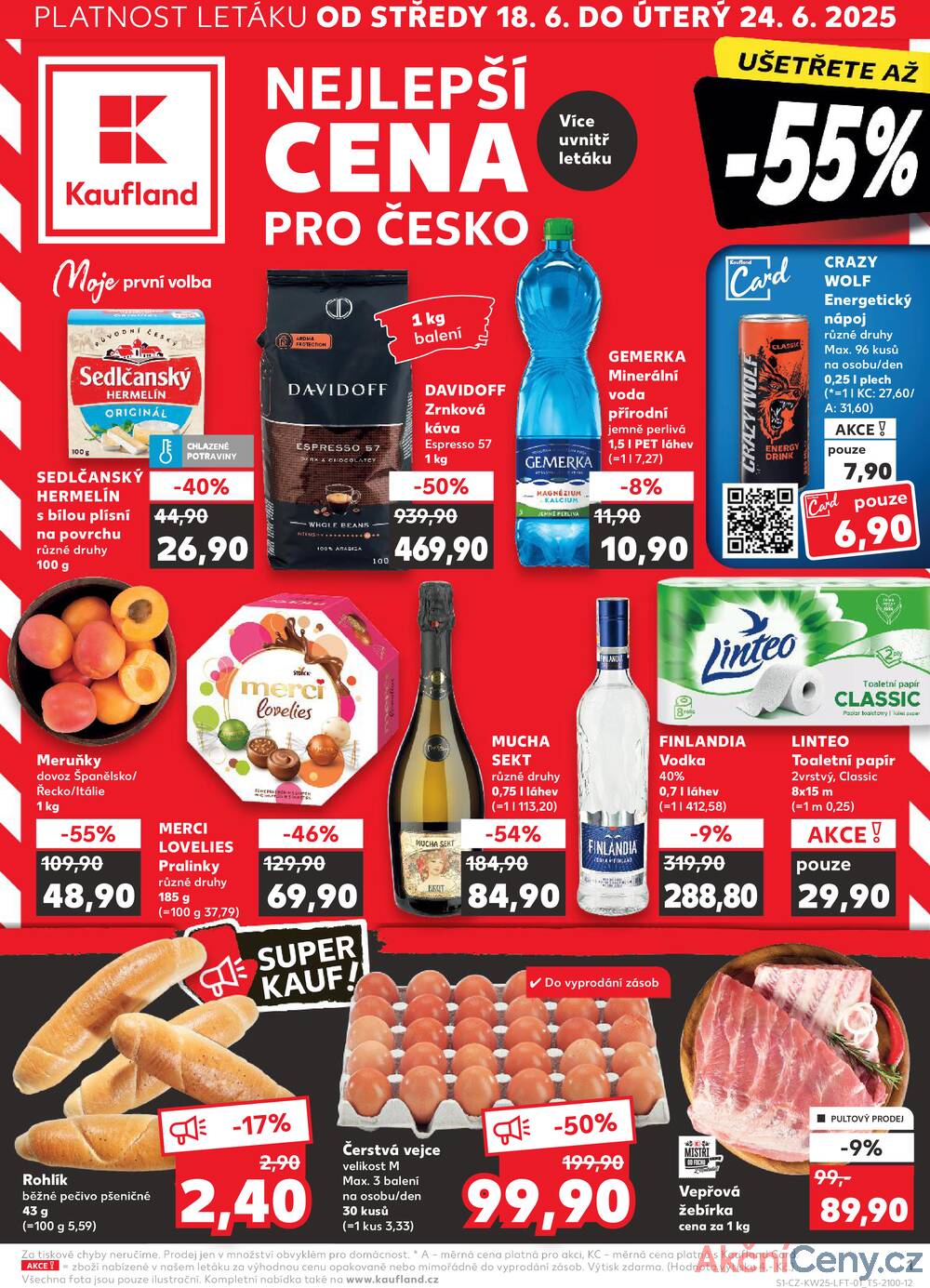 Leták Kaufland - Kaufland 18.6. - 24.6. - Kaufland - Brno - Židenice - strana 1