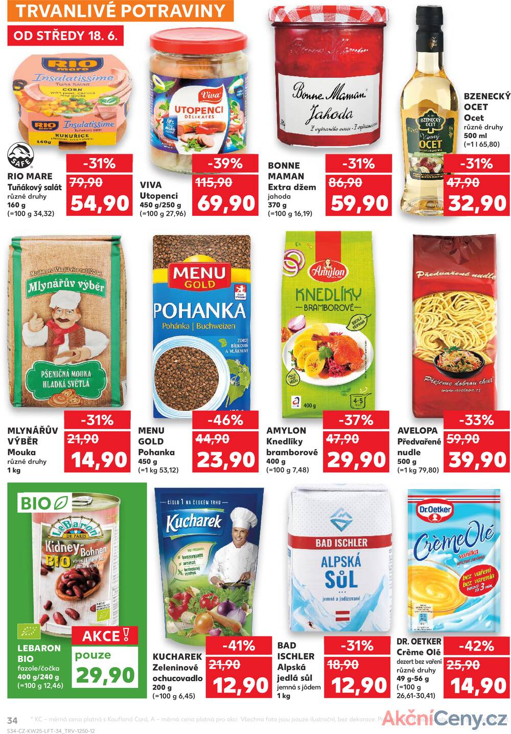 Leták Kaufland - Kaufland 18.6. - 24.6. - Kaufland - Opava - Kateřinky - strana 34