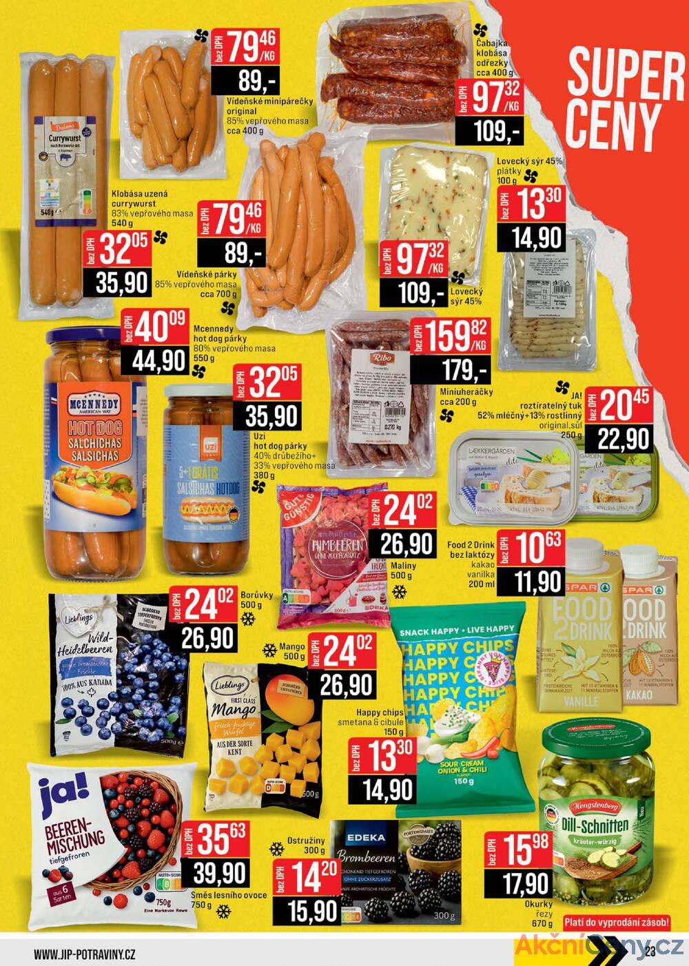 Leták JIP - JIP Cash & Carry Jilemnice, Pardubice, Ostrava, Karlovy Vary, Olomouc a Zlín od 18.6. do 24.6.2025 - strana 23 Leták JIP - JIP Cash & Carry Jilemnice, Pardubice, Ostrava, Karlovy Vary, Olomouc a Zlín od 18.6. do 24.6.2025 - strana 23