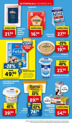 Lidl Čtvrtek od 26.6. do 29.6.2025